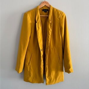 Rachel Zoe Mustard Blazer Coat